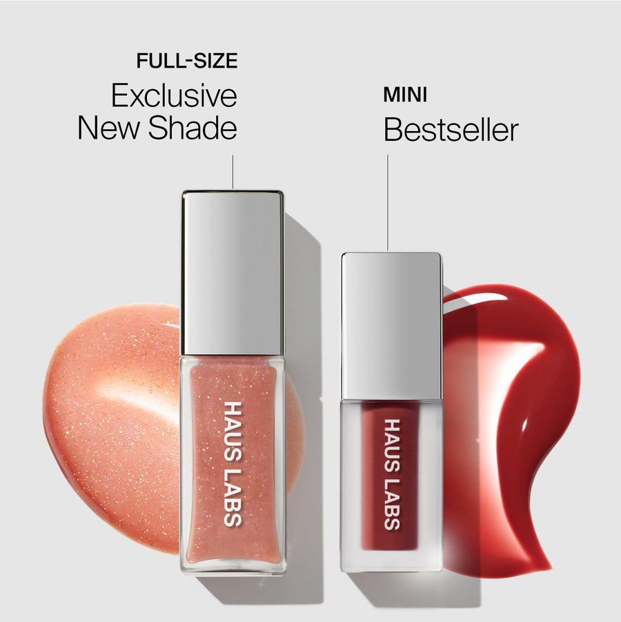dúo de brillos labiales voluminizadores phd hybrid innovation